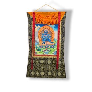 Thanka Czarna Zambhala - Dzambhala - bogactwa
